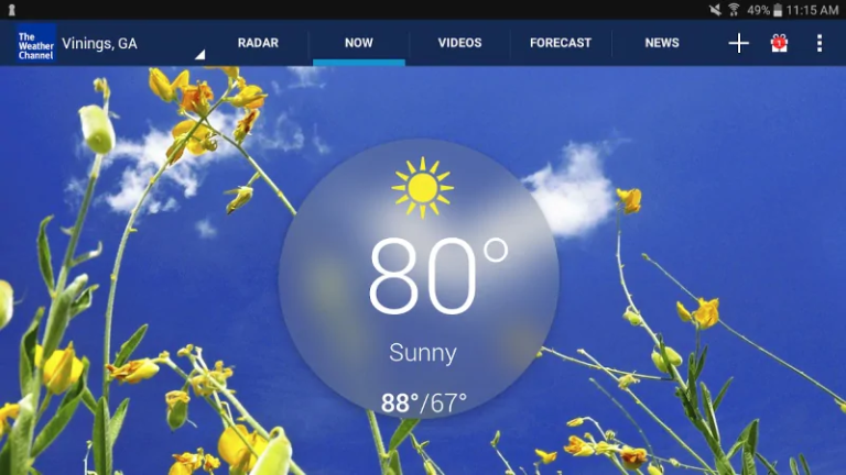 Weathergroup activate a real news forecaster in USA