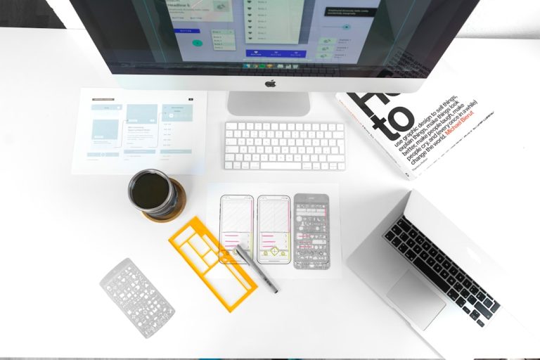 What are the best practices for including contact information in a double-sided brochure?