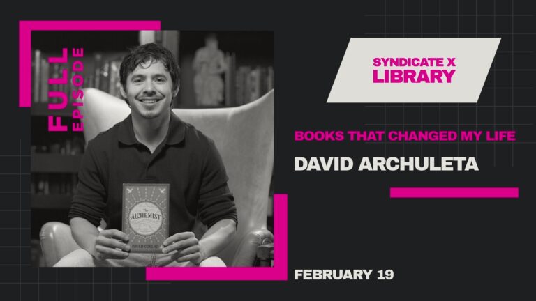 David Archuleta holding The Alchemist bookc